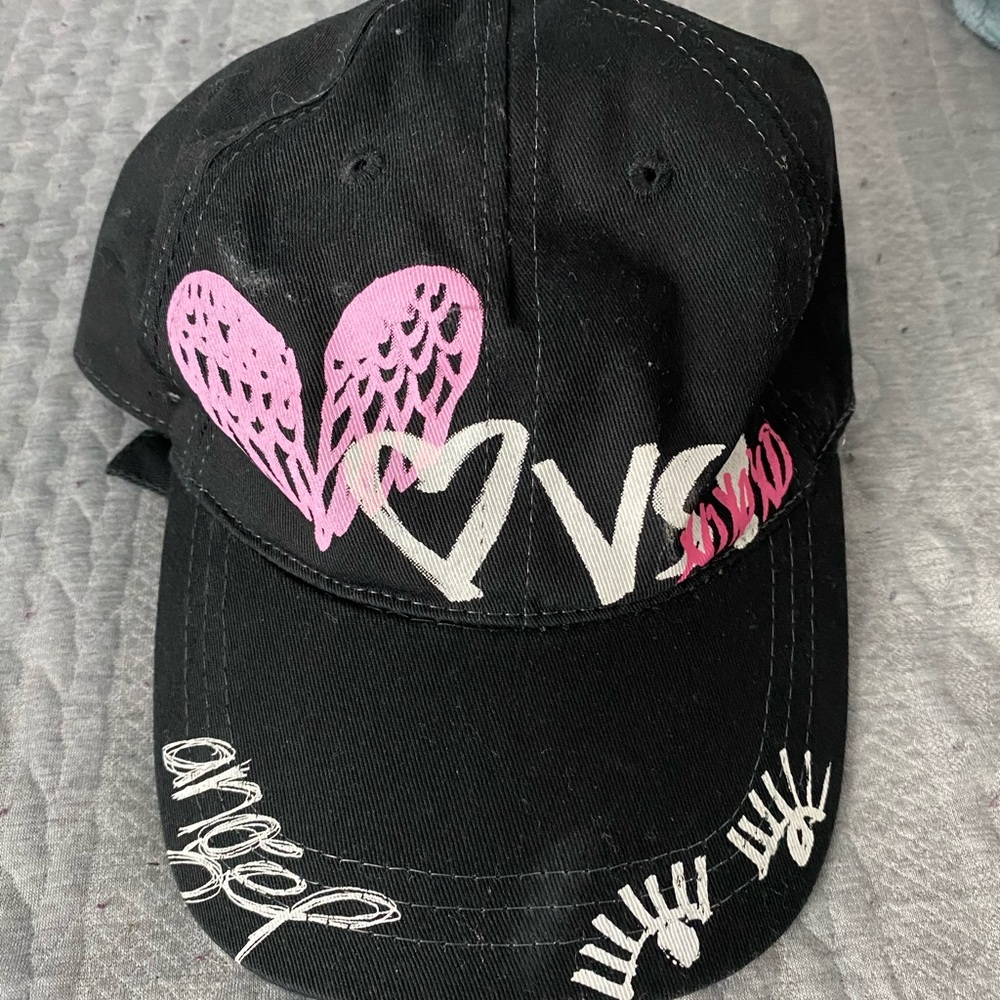 Black Victoria Secret hat
